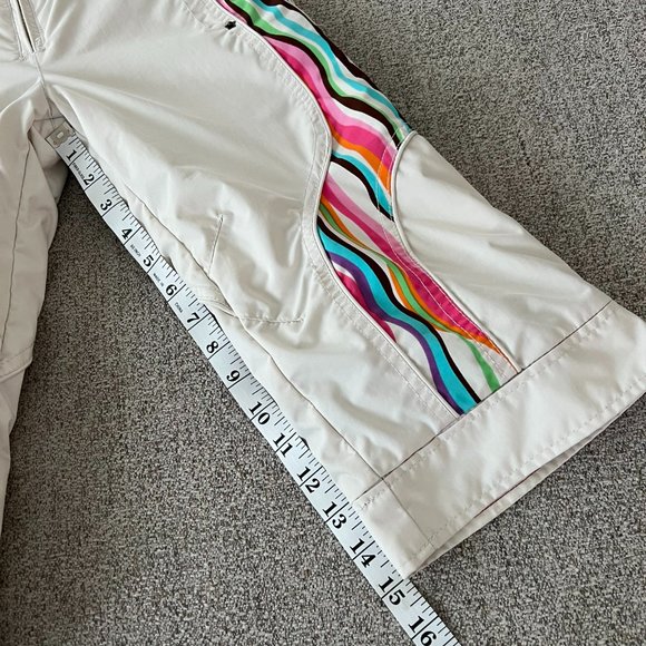 Obermeyer Bon Bon Bib I-Grown Snow Overalls Ivory Dragonfly Snoveralls NEW - Picture 15 of 15